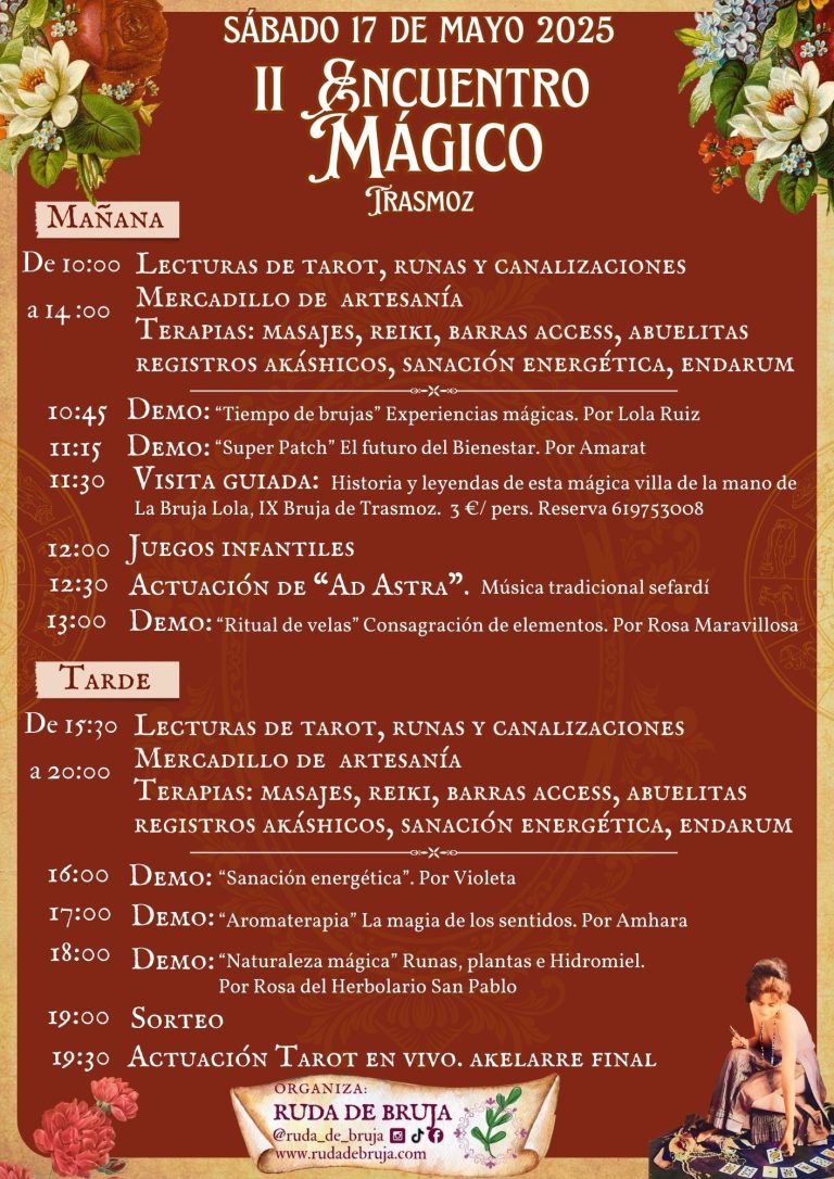 Programa Encuentro Mágico Trasmoz 2025